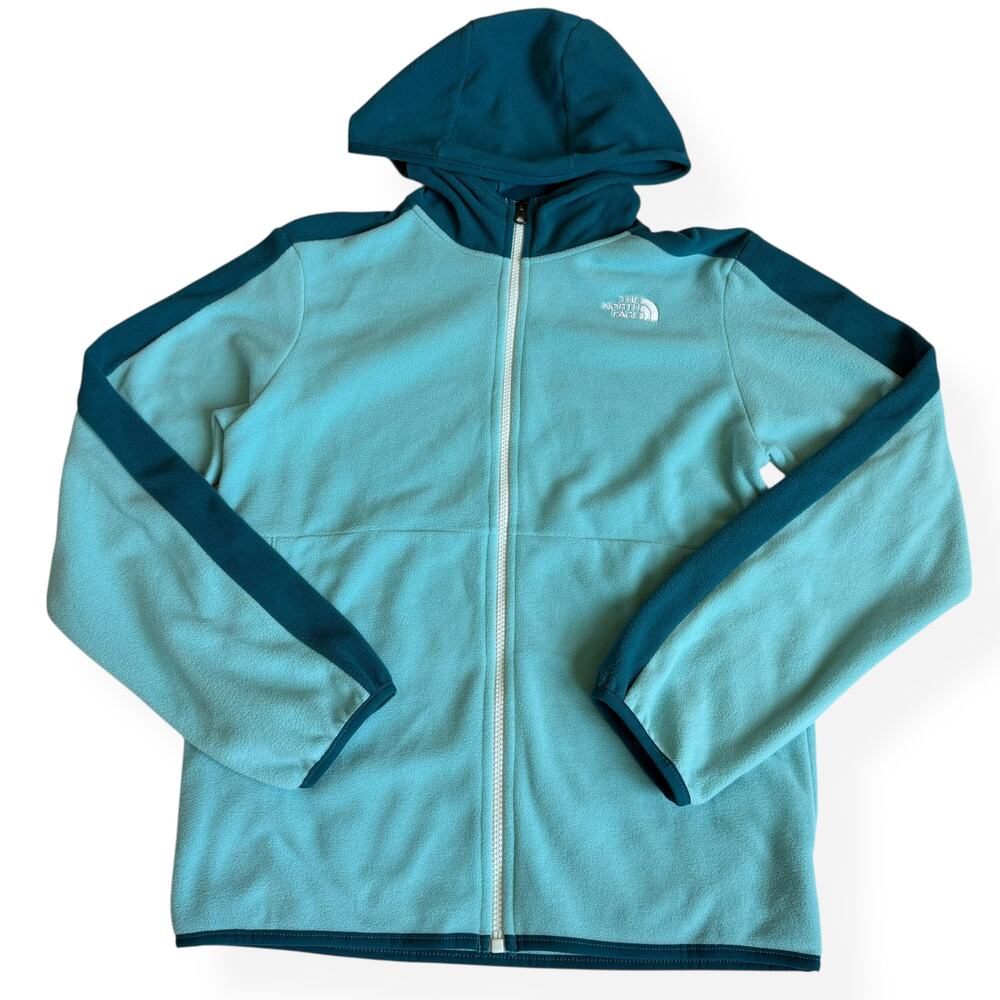 The North Face Glacier Lightweight Full Zip Hoodie Jacket Youth Large 14/16